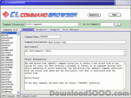 CL Command Browser screenshot